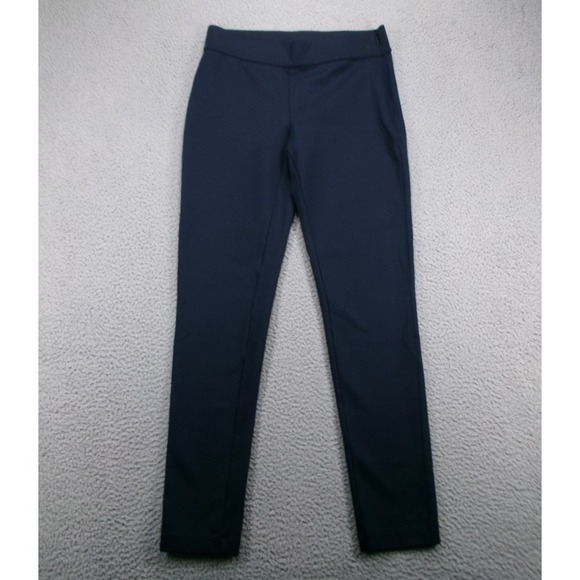 EDDIE BAUER Pants Size 2 Navy Blue Skinny Leg Mid Rise Stretch Legging - Picture 1 of 14